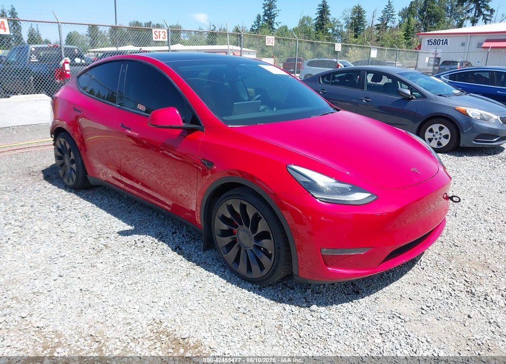 2021 TESLA MODEL Y PERFORMANCE DUAL MOTOR ALL-WHEEL DRIVE VIN: 5YJYGDEF0MF268010