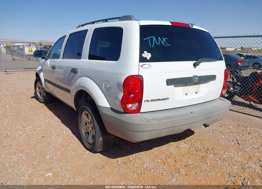 2007 DODGE DURANGO SXT VIN: 1D8HD38K47F531175