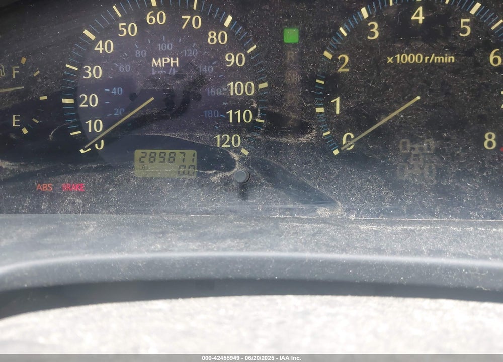 2001 INFINITI QX4 LUXURY VIN: JNRDR07Y21W104846