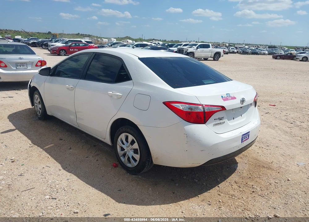 2016 TOYOTA COROLLA VIN: 2T1BURHE7GC469880