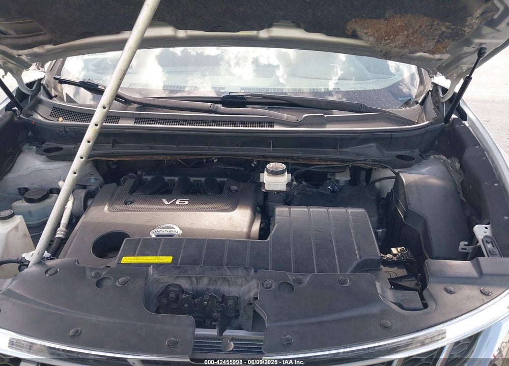 2011 NISSAN MURANO S VIN: JN8AZ1MUXBW067075