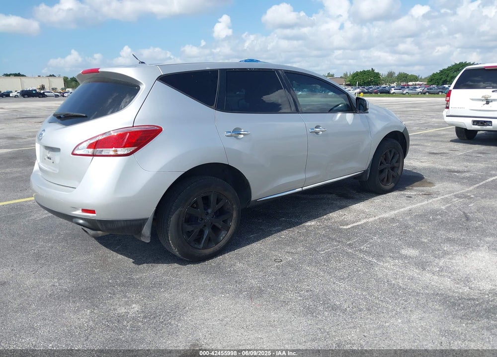2011 NISSAN MURANO S VIN: JN8AZ1MUXBW067075