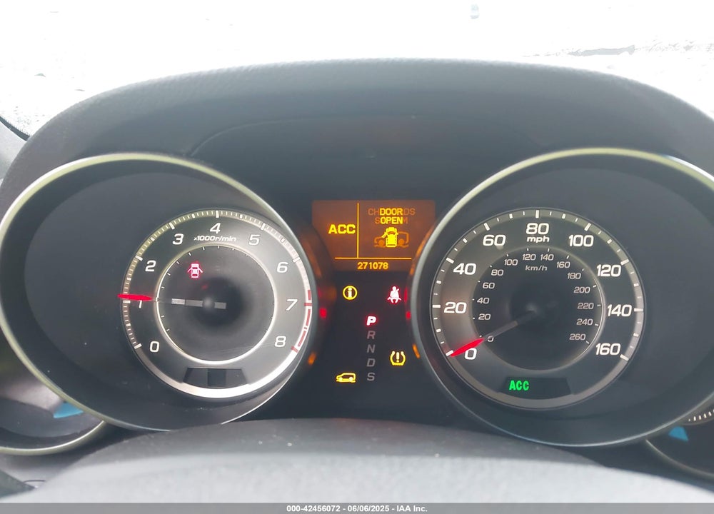 2012 ACURA MDX ADVANCE PACKAGE VIN: 2HNYD2H66CH537834