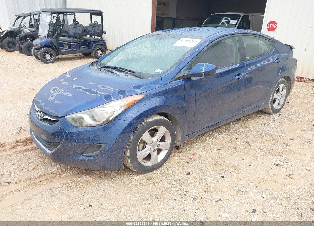 2013 HYUNDAI ELANTRA VIN: KMHDH4AEXDU774455