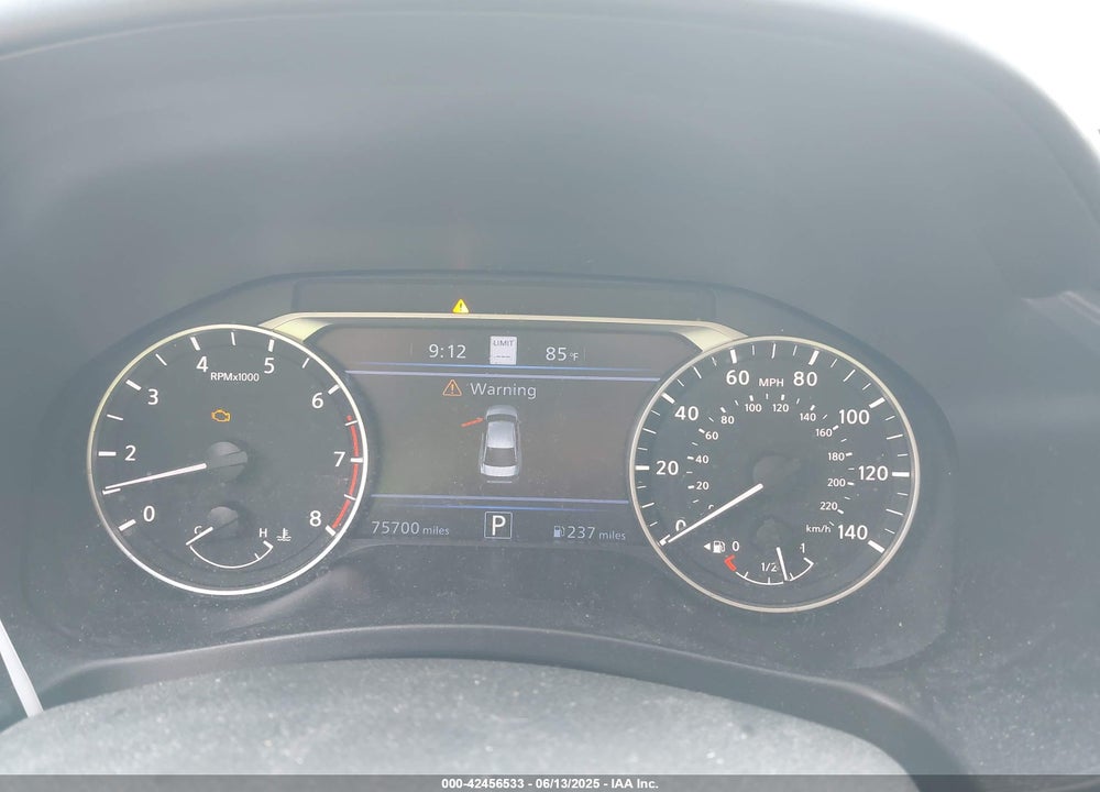 2019 NISSAN ALTIMA VIN: 1N4BL4EV4KC193191