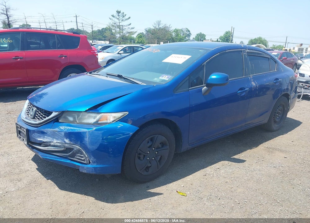 2013 HONDA CIVIC LX VIN: 19XFB2F53DE272915