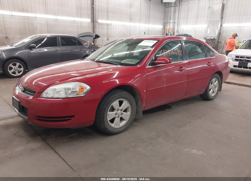 2008 CHEVROLET IMPALA LT VIN: 2G1WT58N389134137