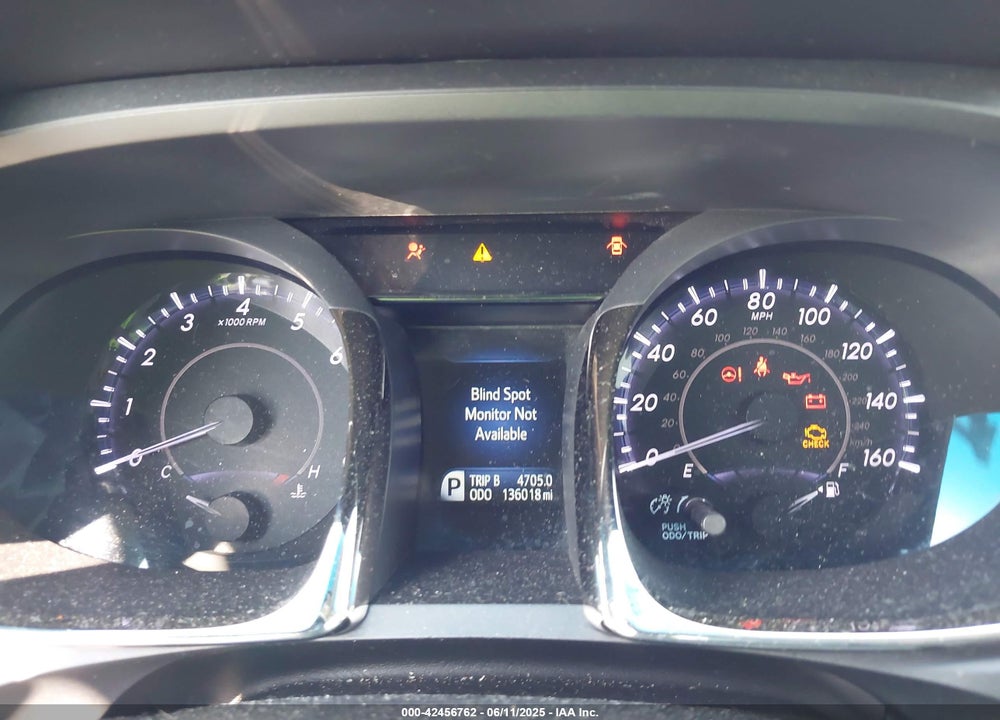 2013 TOYOTA AVALON LIMITED VIN: 4T1BK1EB7DU035647