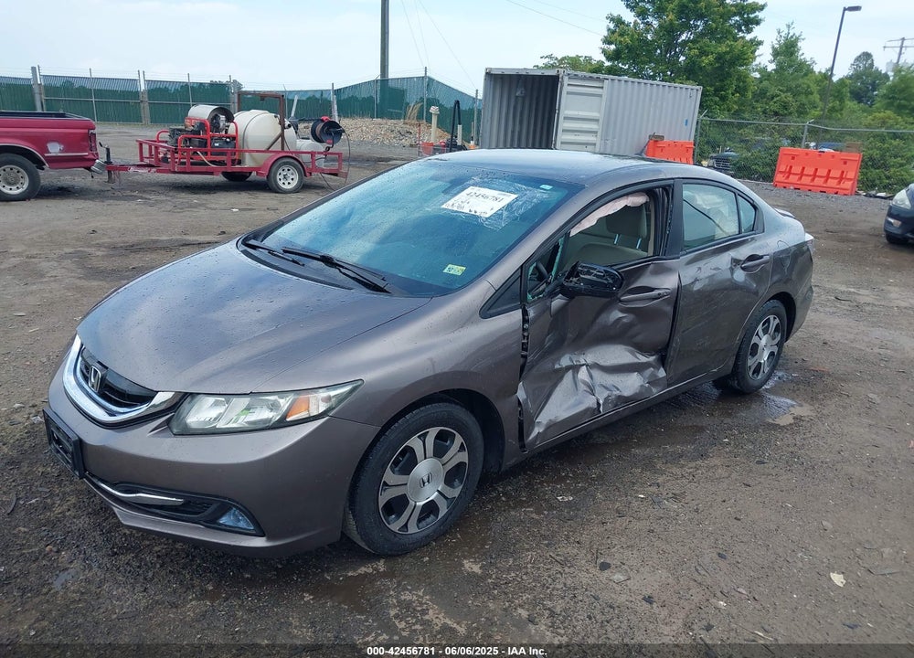 2014 HONDA CIVIC HYBRID VIN: 19XFB4F21EE000706