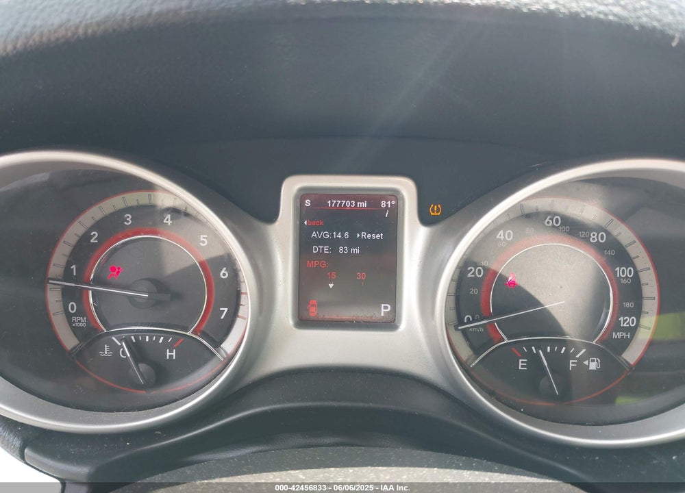 2011 DODGE JOURNEY VIN: 3D4PH1FG7BT548247