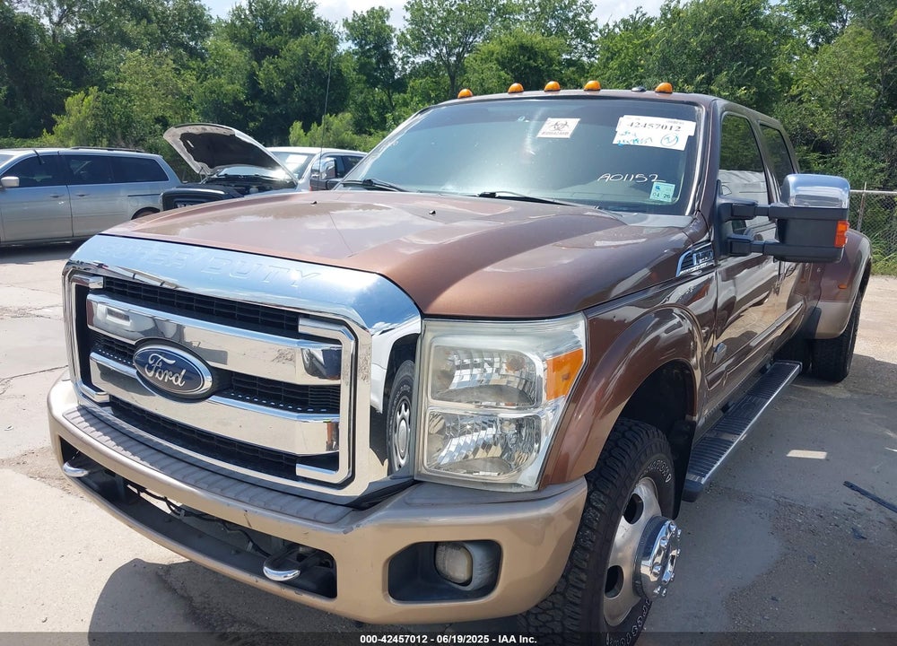 2012 FORD F-350 LARIAT VIN: 1FT8W3DT6CEA01152