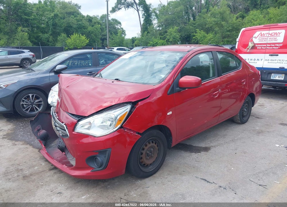 2017 MITSUBISHI MIRAGE G4 ES VIN: ML32F3FJ1HH001697