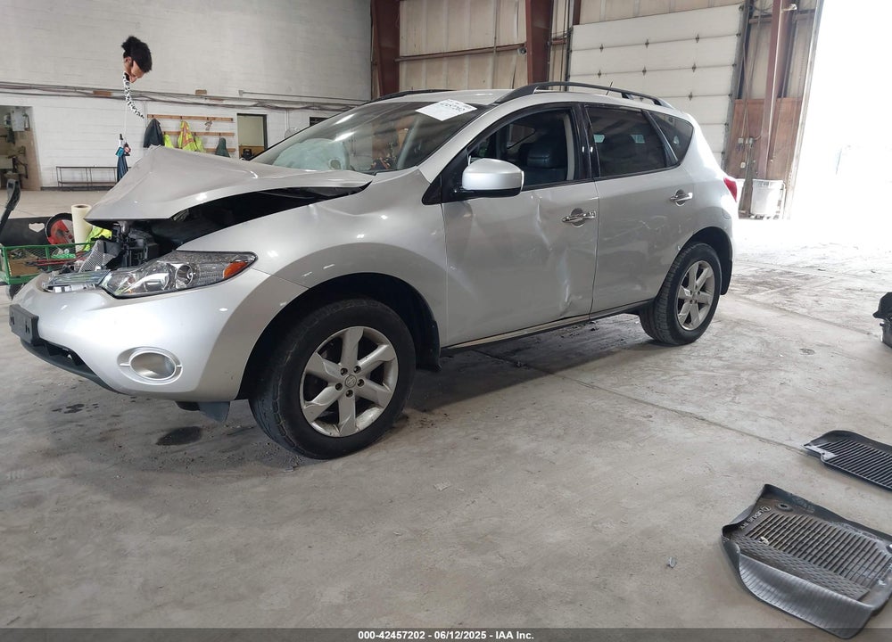 2009 NISSAN MURANO VIN: JN8AZ18W89W152986