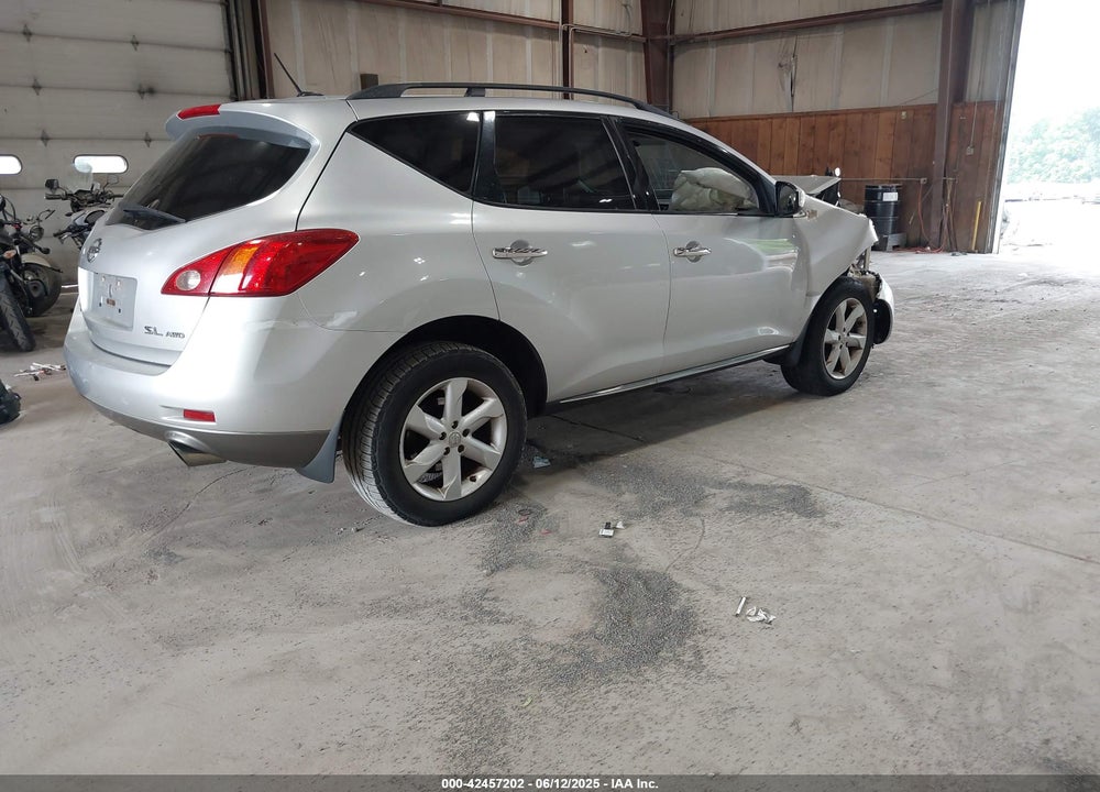 2009 NISSAN MURANO VIN: JN8AZ18W89W152986