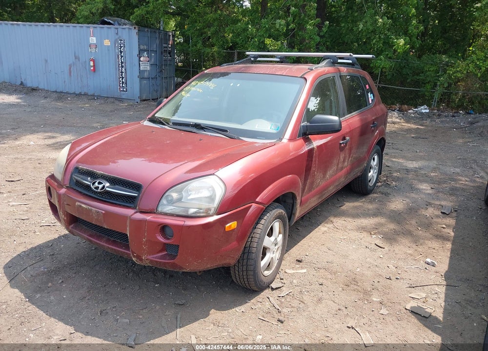 2007 HYUNDAI TUCSON GLS VIN: KM8JM12B47U561135