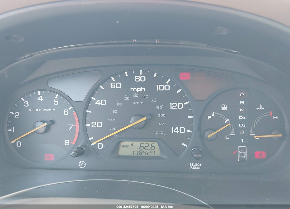 2000 HONDA ACCORD VIN: 1HGCG165XYA095773