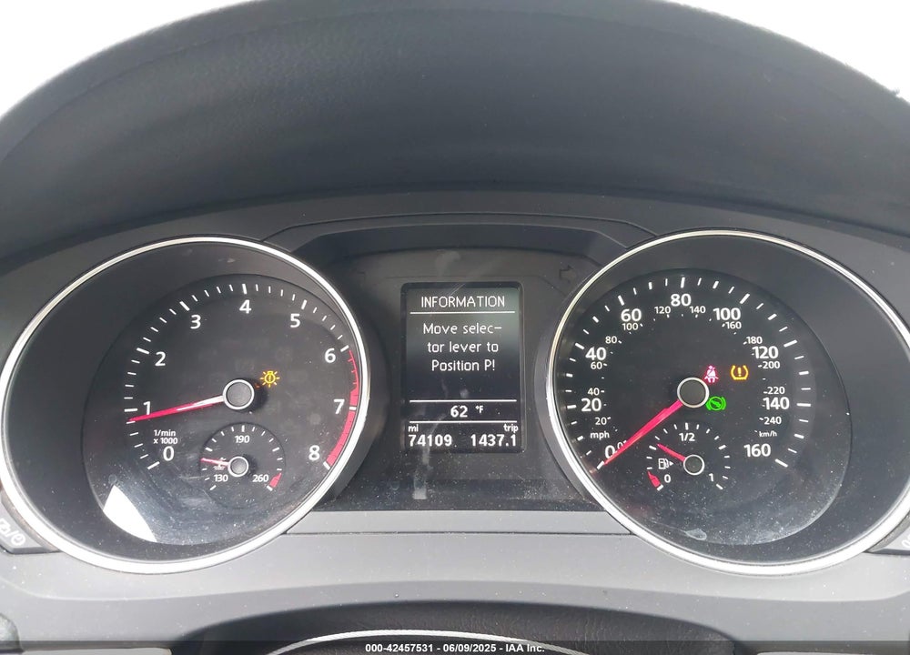 2017 VOLKSWAGEN JETTA VIN: 3VWDB7AJ0HM293674