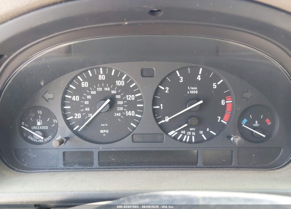 2001 BMW 540IA VIN: WBADN63401GM72502