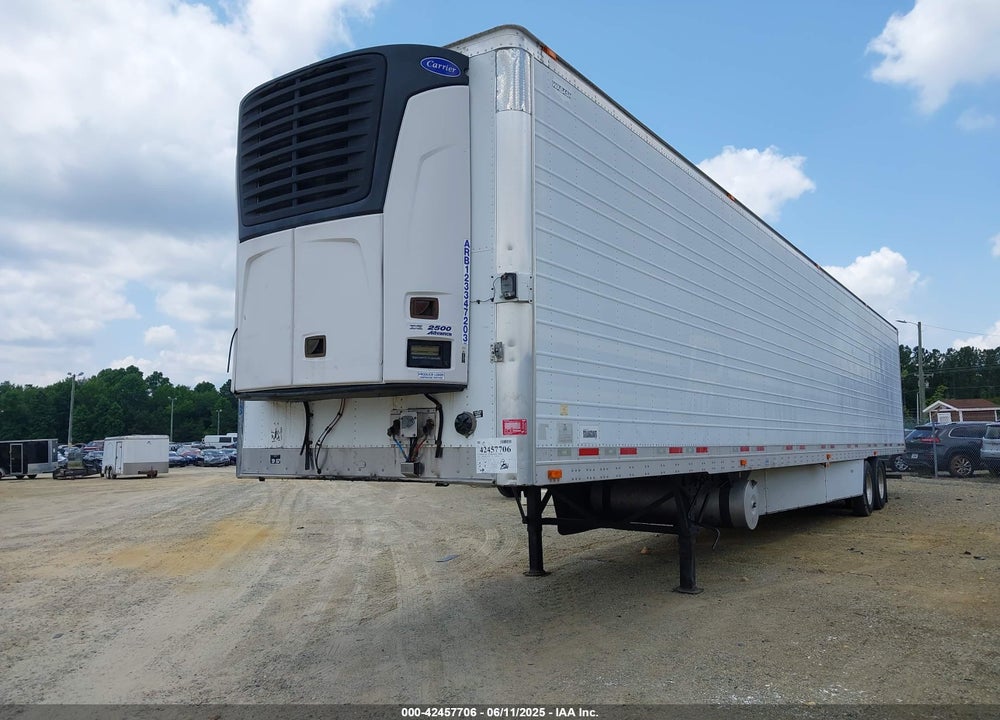 2013 WABASH NATIONAL CORP 53' REEFER TRAILER VIN: 1JJV532B2DL765360