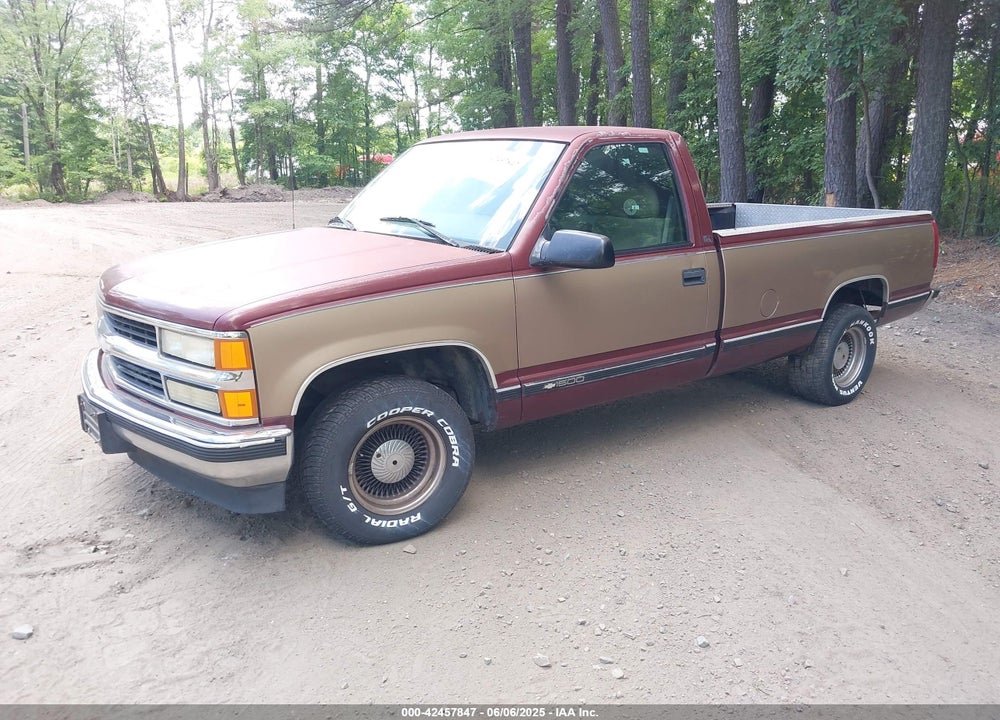 1997 CHEVROLET C1500 FLEETSIDE VIN: 1GCEC14R1VZ186100
