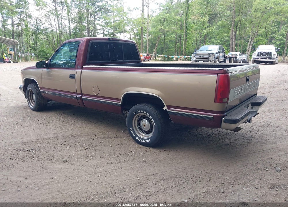 1997 CHEVROLET C1500 FLEETSIDE VIN: 1GCEC14R1VZ186100