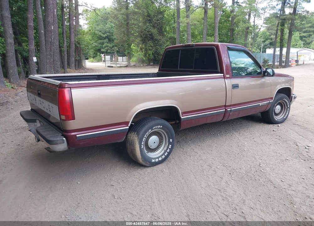 1997 CHEVROLET C1500 FLEETSIDE VIN: 1GCEC14R1VZ186100