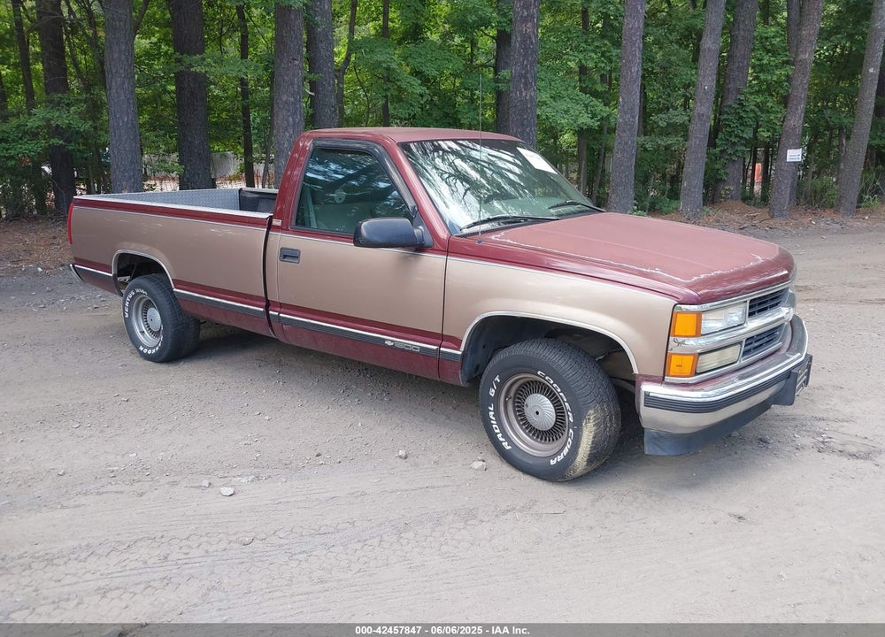 1997 CHEVROLET C1500 FLEETSIDE VIN: 1GCEC14R1VZ186100