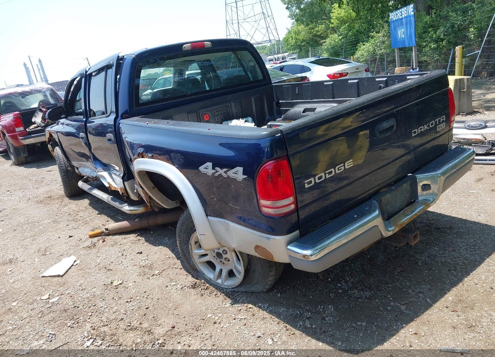 2004 DODGE DAKOTA SLT VIN: 1D7HG48N94S643579