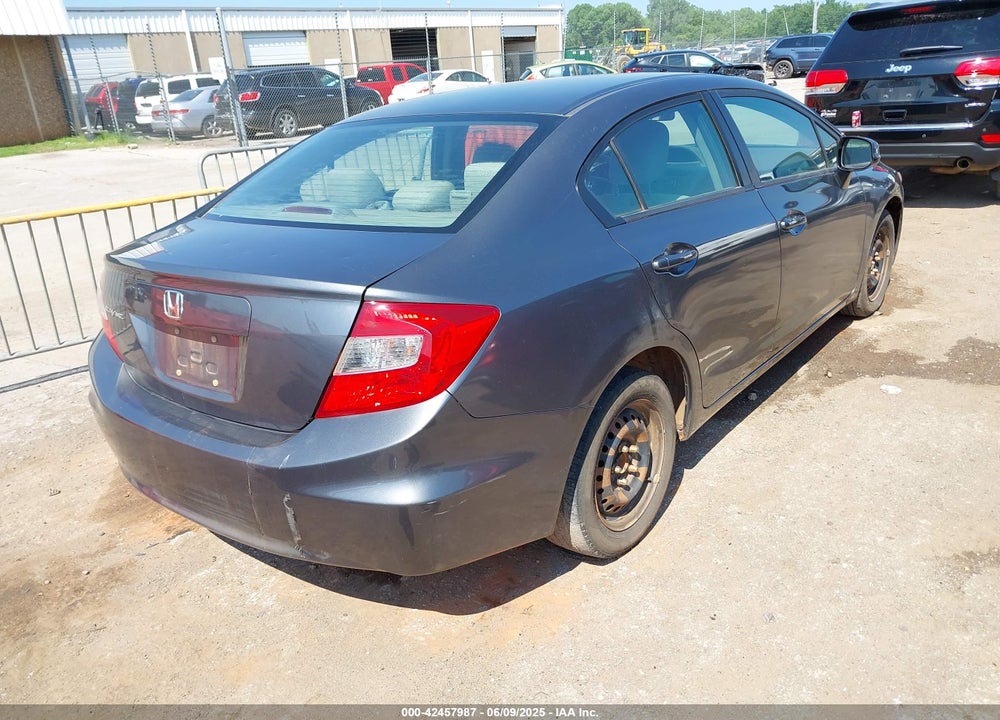 2012 HONDA CIVIC VIN: 2HGFB2F58CH317612