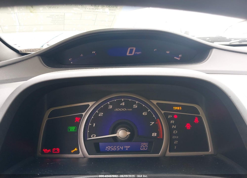 2008 HONDA CIVIC EX VIN: 1HGFA16868L004172