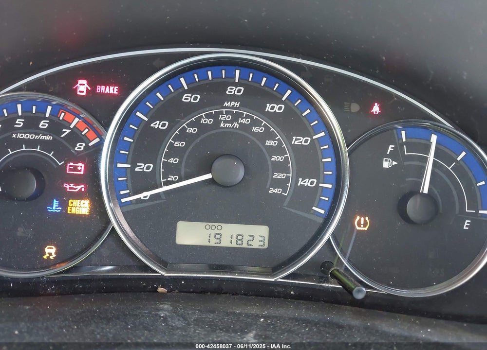 2011 SUBARU FORESTER VIN: JF2SHADC9BG731761