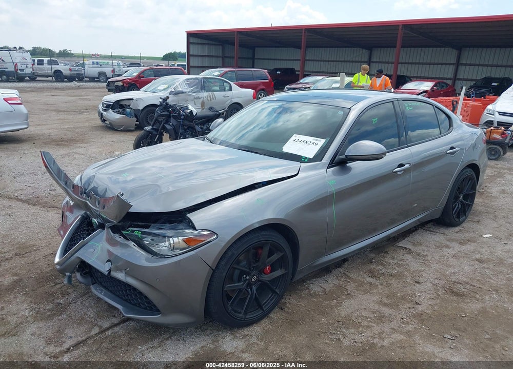 2019 ALFA ROMEO GIULIA TI SPORT AWD VIN: ZARFANBN3K7601349