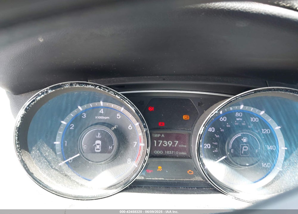 2014 HYUNDAI SONATA GLS VIN: 5NPEB4AC1EH896853