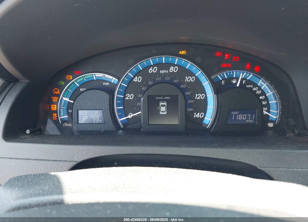 2012 TOYOTA CAMRY HYBRID VIN: 4T1BD1FK0CU023234