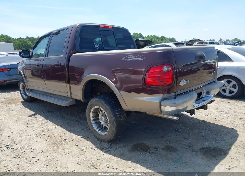 2002 FORD F-150 LARIAT/XLT VIN: 1FTRW08L92KD31154