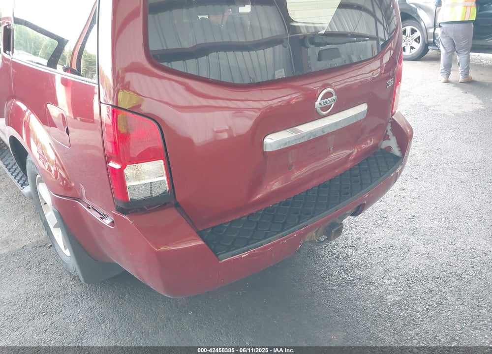 2008 NISSAN PATHFINDER VIN: 5N1AR18B18C641640
