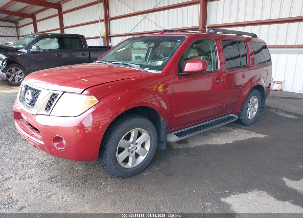 2008 NISSAN PATHFINDER VIN: 5N1AR18B18C641640