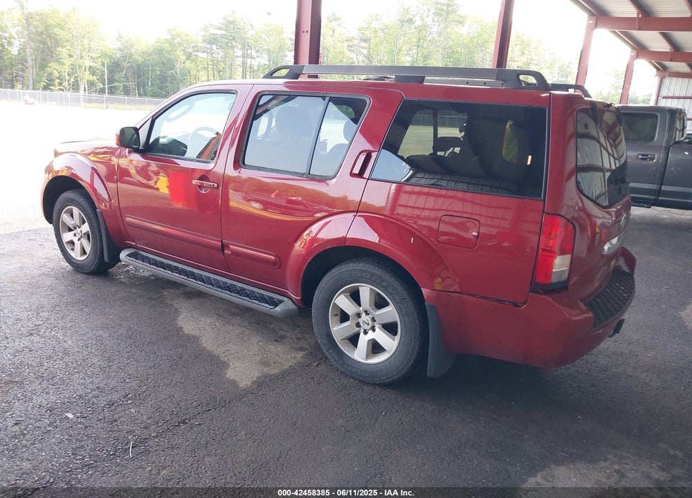 2008 NISSAN PATHFINDER VIN: 5N1AR18B18C641640