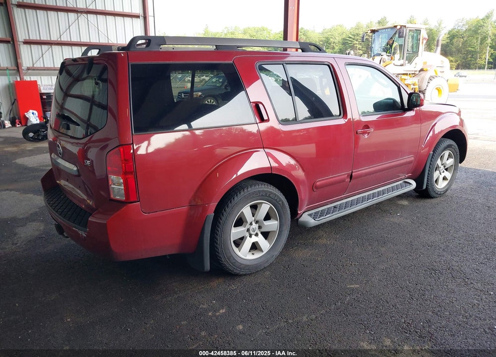 2008 NISSAN PATHFINDER VIN: 5N1AR18B18C641640