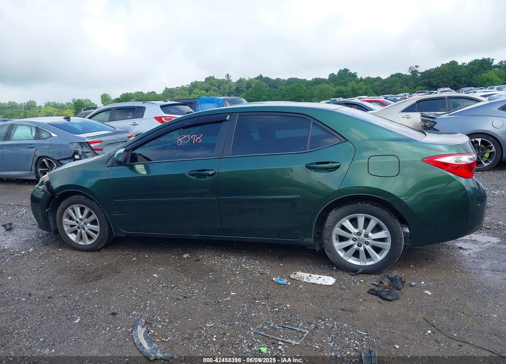 2015 TOYOTA COROLLA LE VIN: 2T1BURHE2FC271089
