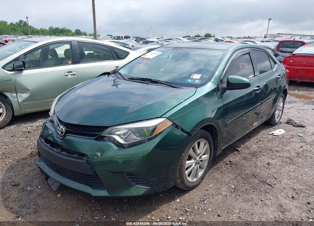 2015 TOYOTA COROLLA LE VIN: 2T1BURHE2FC271089