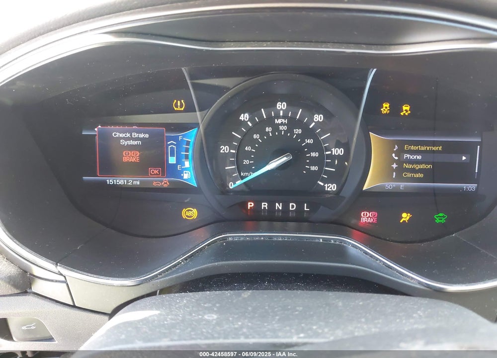 2013 FORD FUSION ENERGI VIN: 3FA6P0PU0DR254771