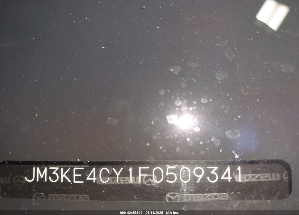 2015 MAZDA CX-5 VIN: JM3KE4CY1F0509341