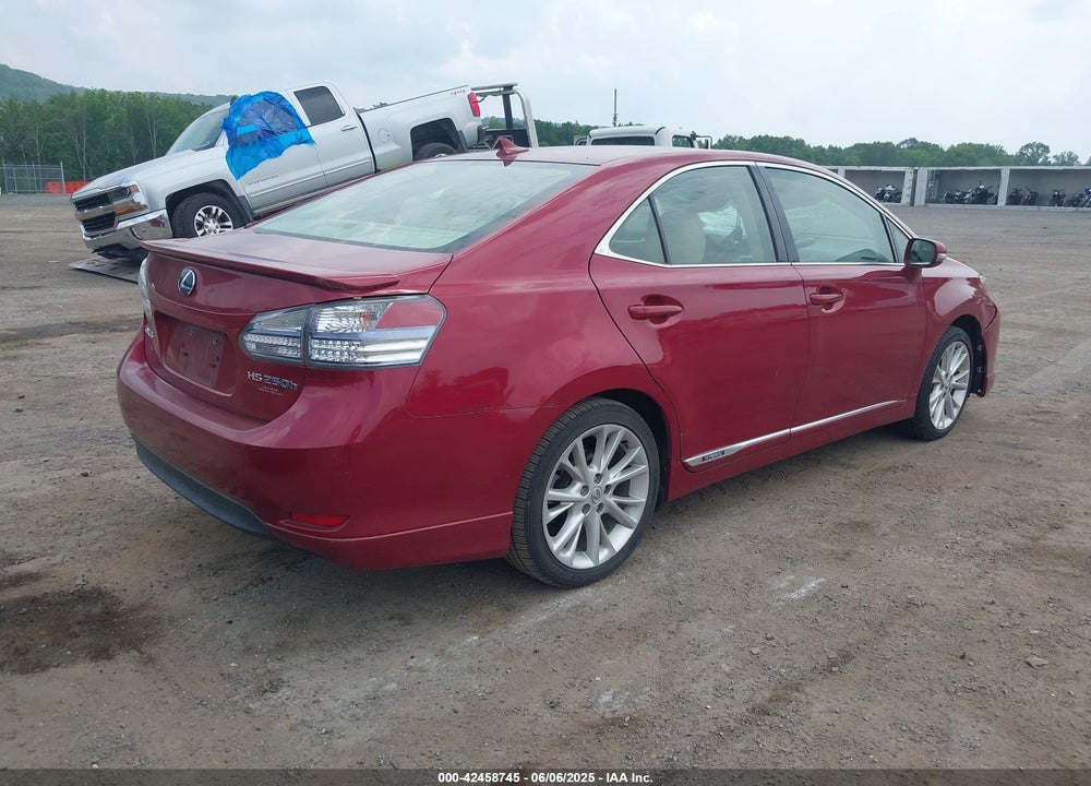 2010 LEXUS HS 250H PREMIUM VIN: JTHBB1BA3A2013893