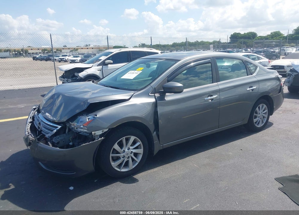 2015 NISSAN SENTRA SV VIN: 3N1AB7AP0FY359661