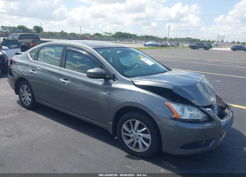 2015 NISSAN SENTRA SV VIN: 3N1AB7AP0FY359661