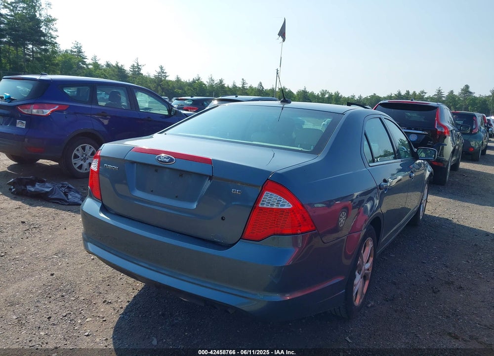 2012 FORD FUSION SE VIN: 3FAHP0HA5CR378689