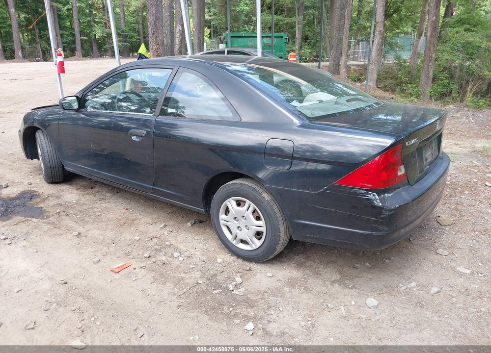 2001 HONDA CIVIC LX VIN: 1HGEM22521L075735
