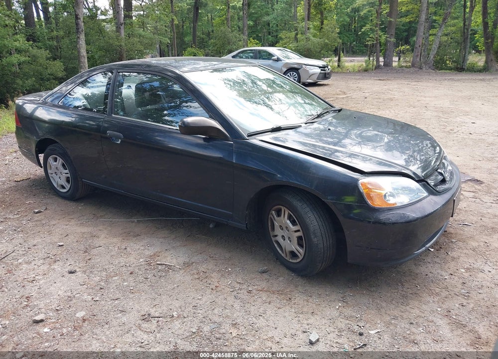 2001 HONDA CIVIC LX VIN: 1HGEM22521L075735