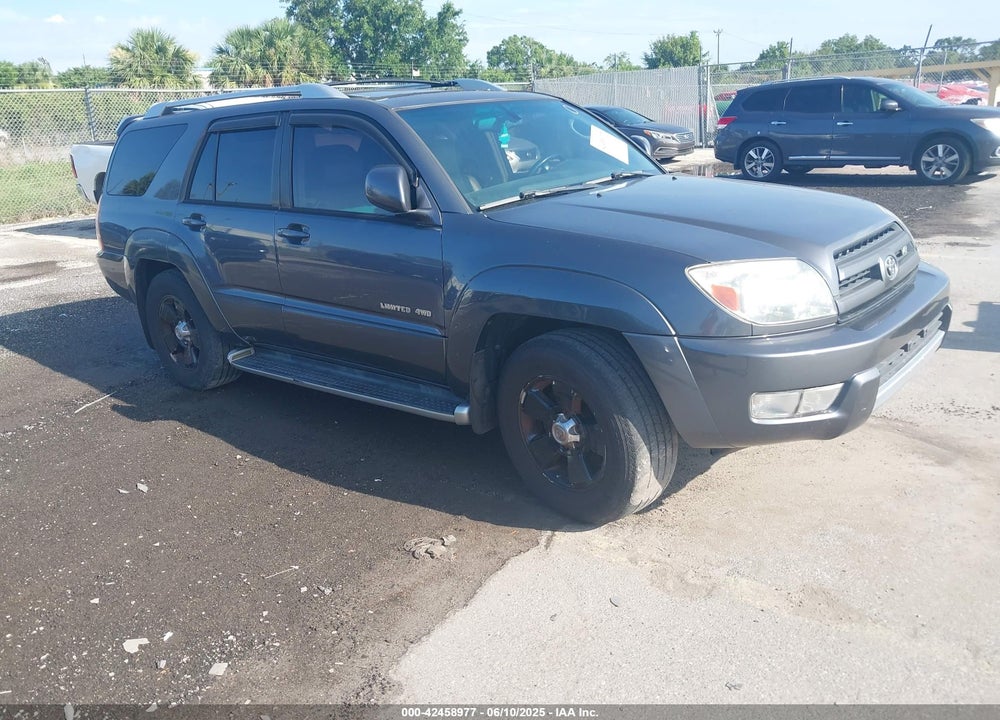 2003 TOYOTA 4RUNNER LIMITED V8 VIN: JTEBT17R130024575